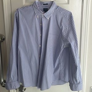 J. Crew Slim Untucked Flex Performance Casual Shirt.  XL.